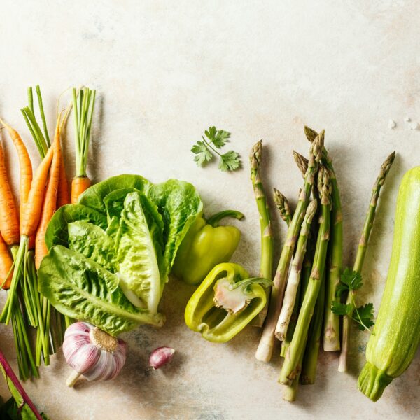 Fresh organic seasonal vegetables